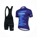 2023 Maillot Cyclisme Giro D'italie Bleu Manches Courtes Et Cuissard (2)